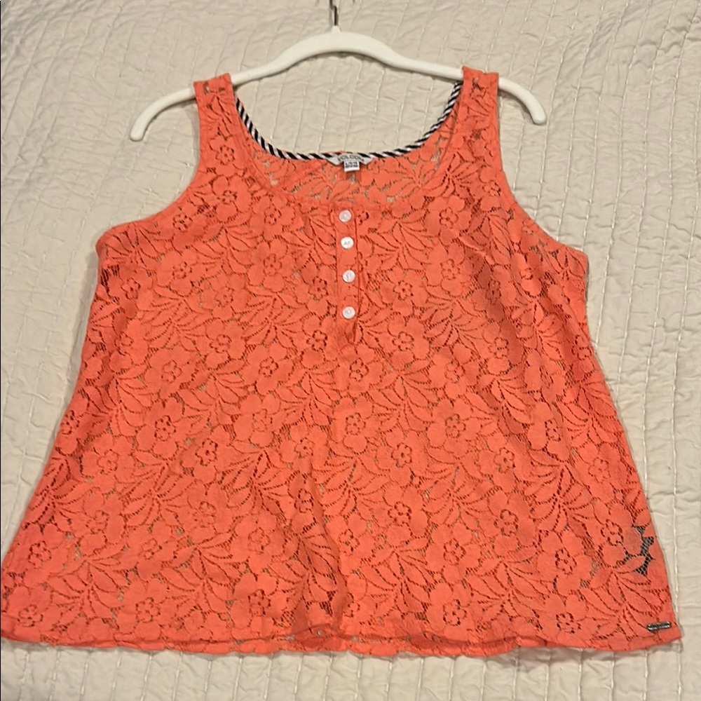 Volcom Coral Lace Sleeveless Top